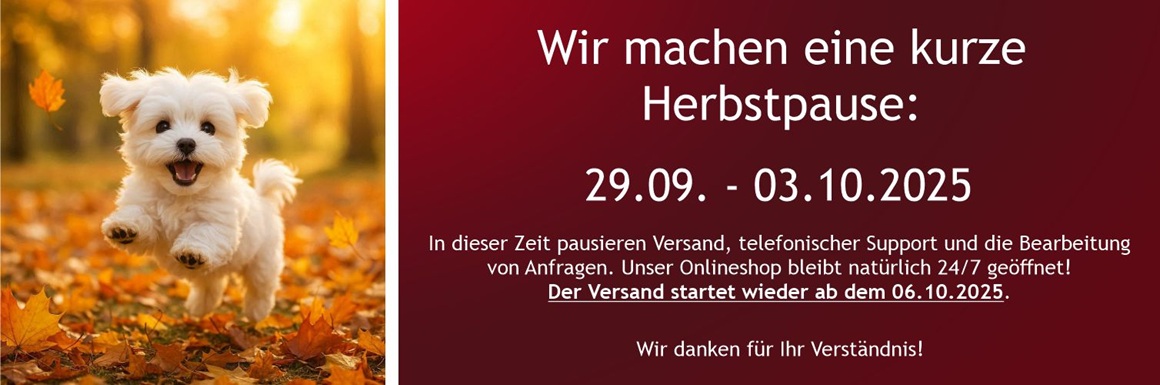 Kurze Herbstpause HT Werbeetiketten